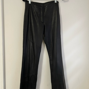 Y2K Bootcut leather‎ pants